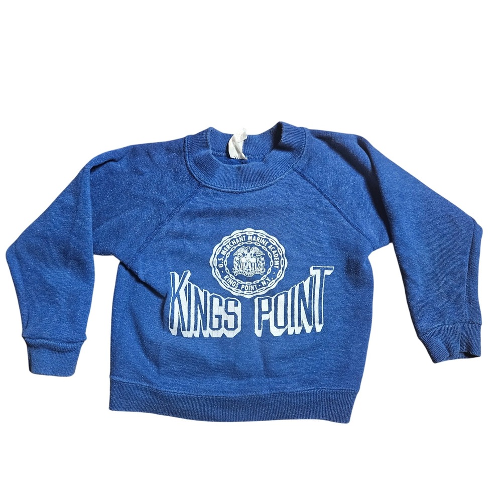 Vintage Collegiate Pacific Kings Point US Merchant Marine Academy Sweatshirt S